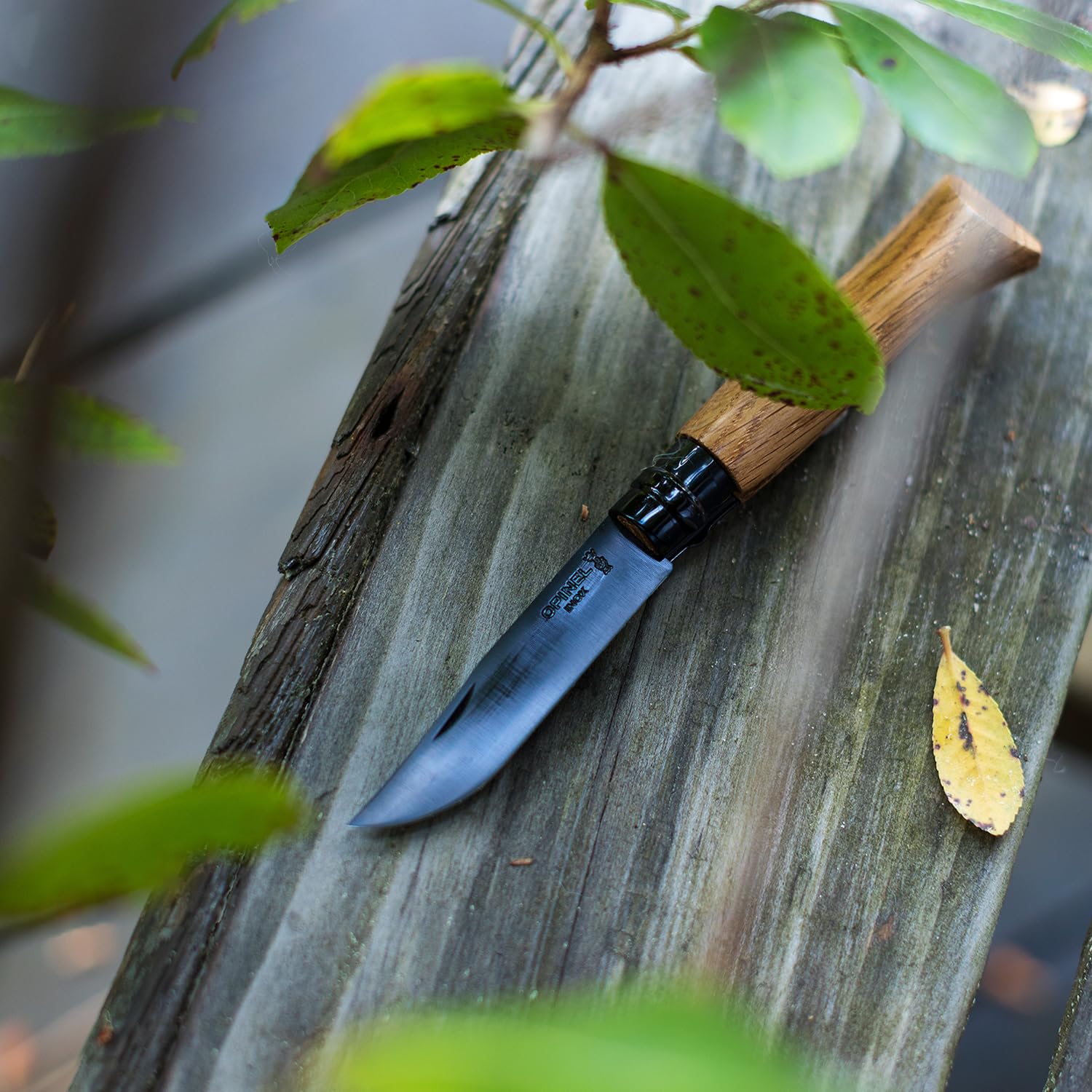 opinel-n-08-black-oak-special-edition-taschenmesser-mit-schwarzer-klinge-aus-ros image 7