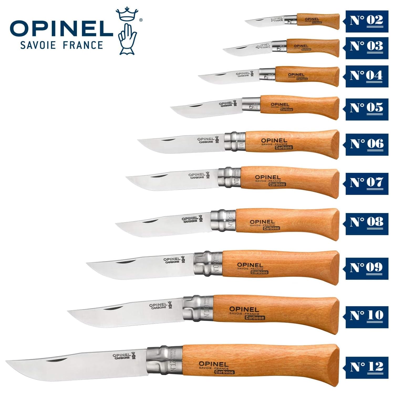 opinel-taschenmesser-nr-06-carbon-buchenholzgriff-virobloc-sicherung-karbonstahl image 2