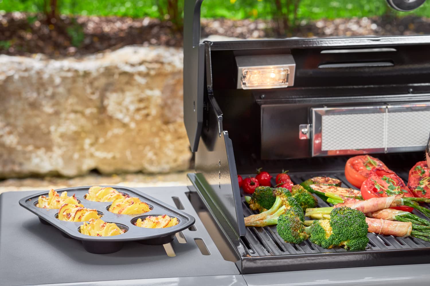 r-sle-barbecue-brat-und-backform-hochwertige-muffinform-f-r-gas-und-kohlegrill-s image 3