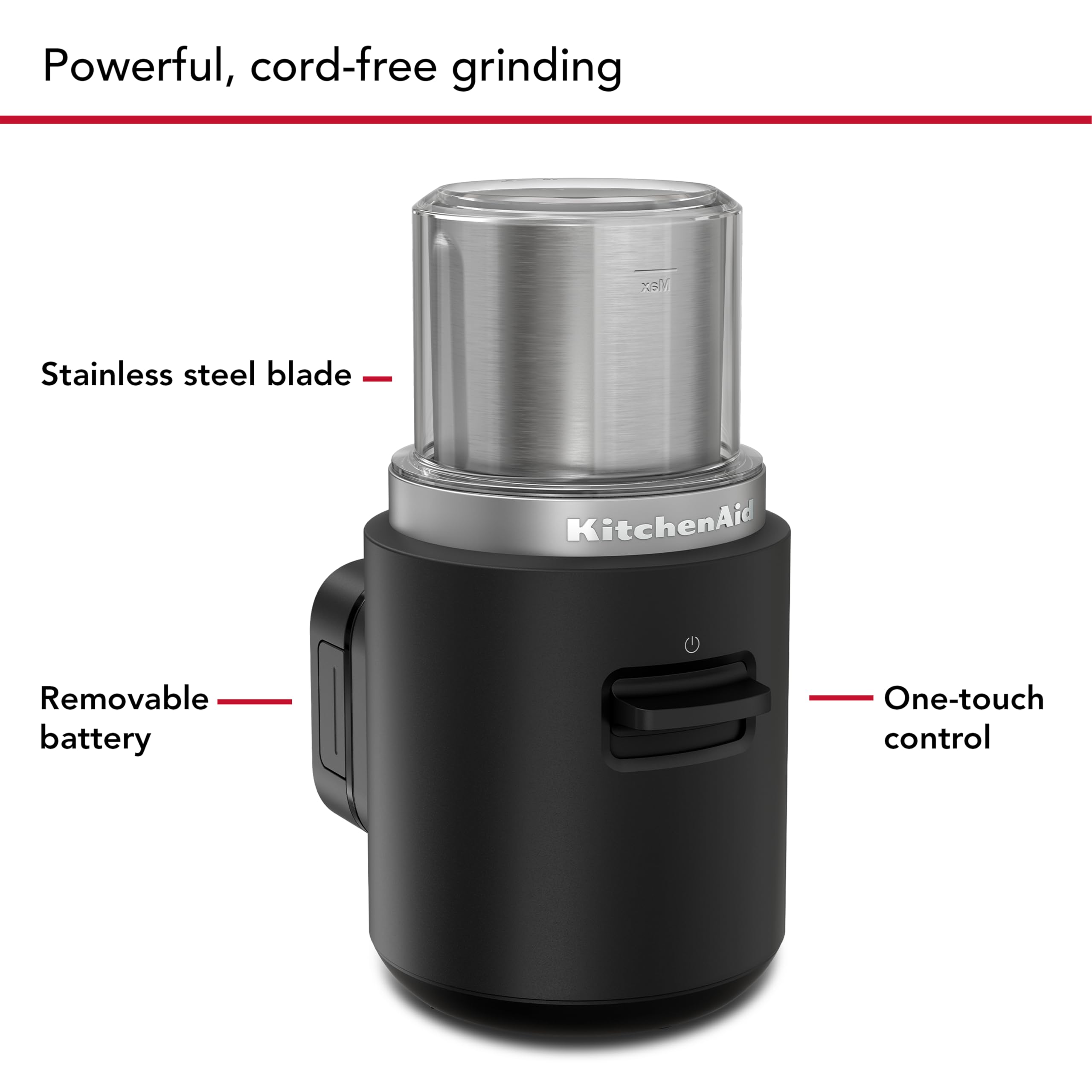 kitchenaid-kabellose-kaffeem-hle-go-cordless-113-g-bohnenbeh-lter-edelstahlkling image 5