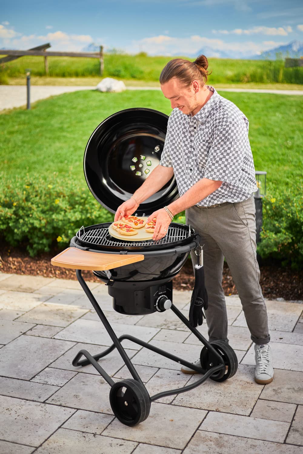 r-sle-vario-grillrost-f-r-kugelgrill-60-cm-edelstahl-klappbare-seitenteile-zum-n image 3