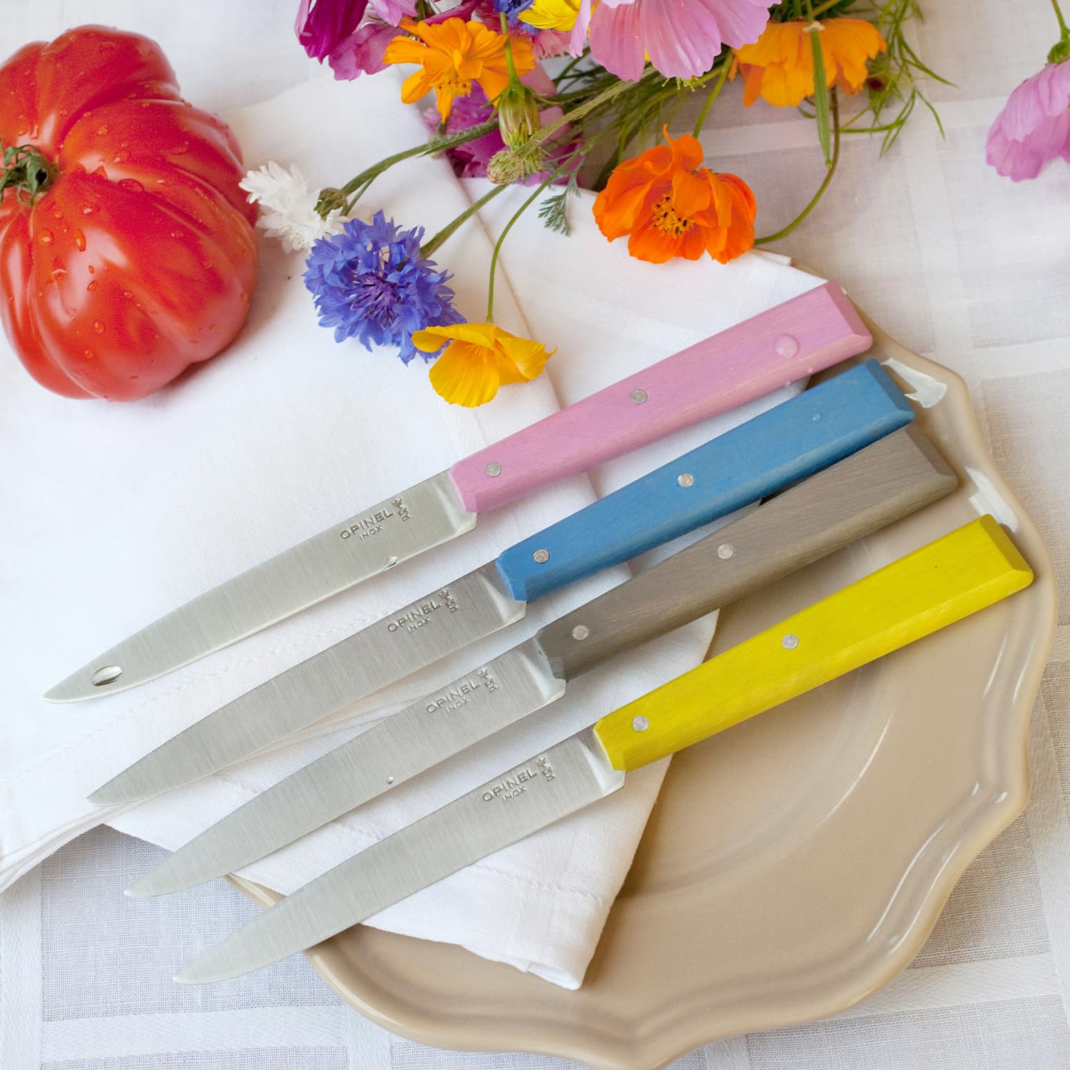 opinel-messerset-esprit-champagne-edelstahl-verschiedene-farben-gr-e-m-robust-un image 5