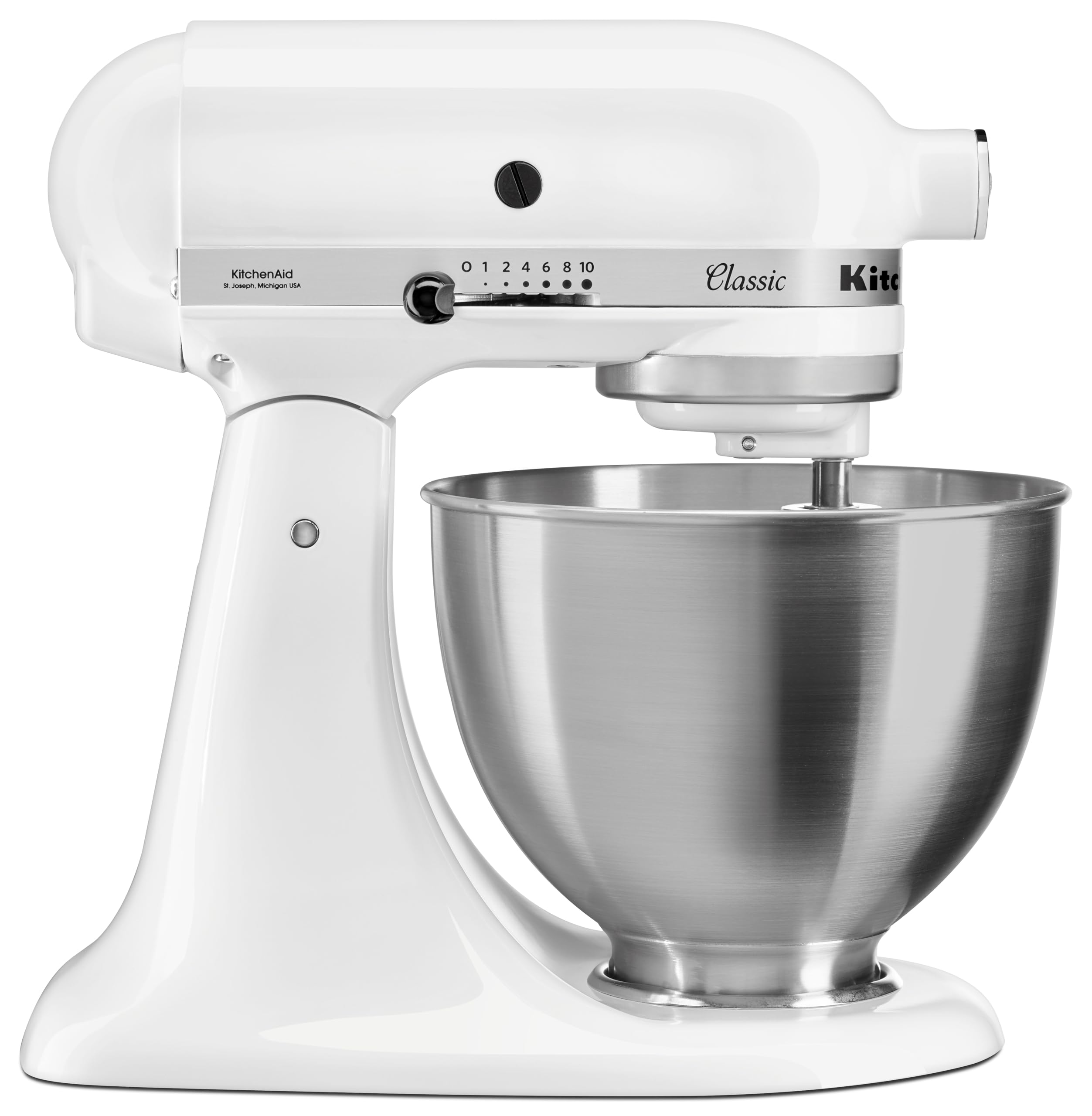 kitchenaid-classic-k-chenmaschine-4-3-l-mit-kippbarem-motorkopf-5k45ssewh-wei-10 image 3
