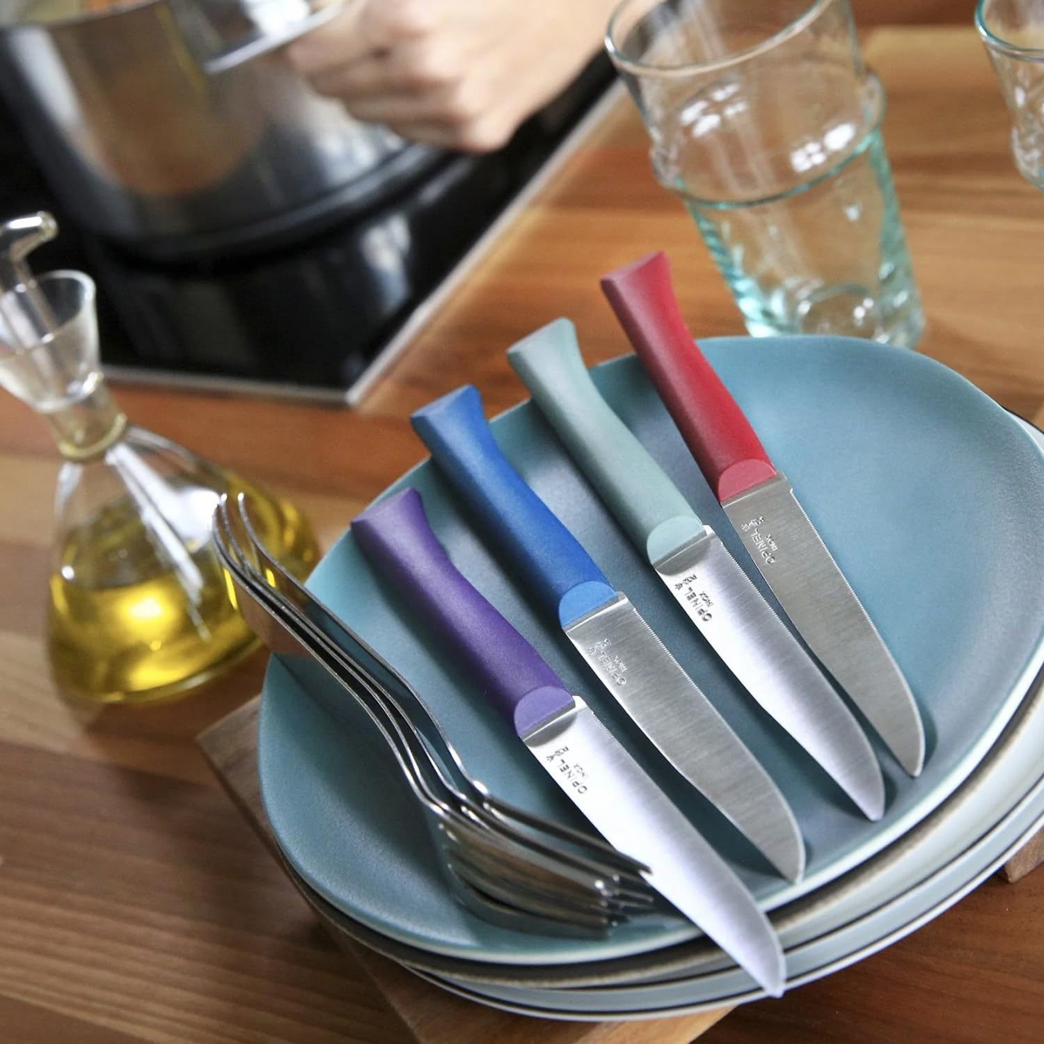 opinel-bon-appetit-4-teiliges-tafelmesser-set-mit-mikrozahnung-sp-lmaschinenfest image 3