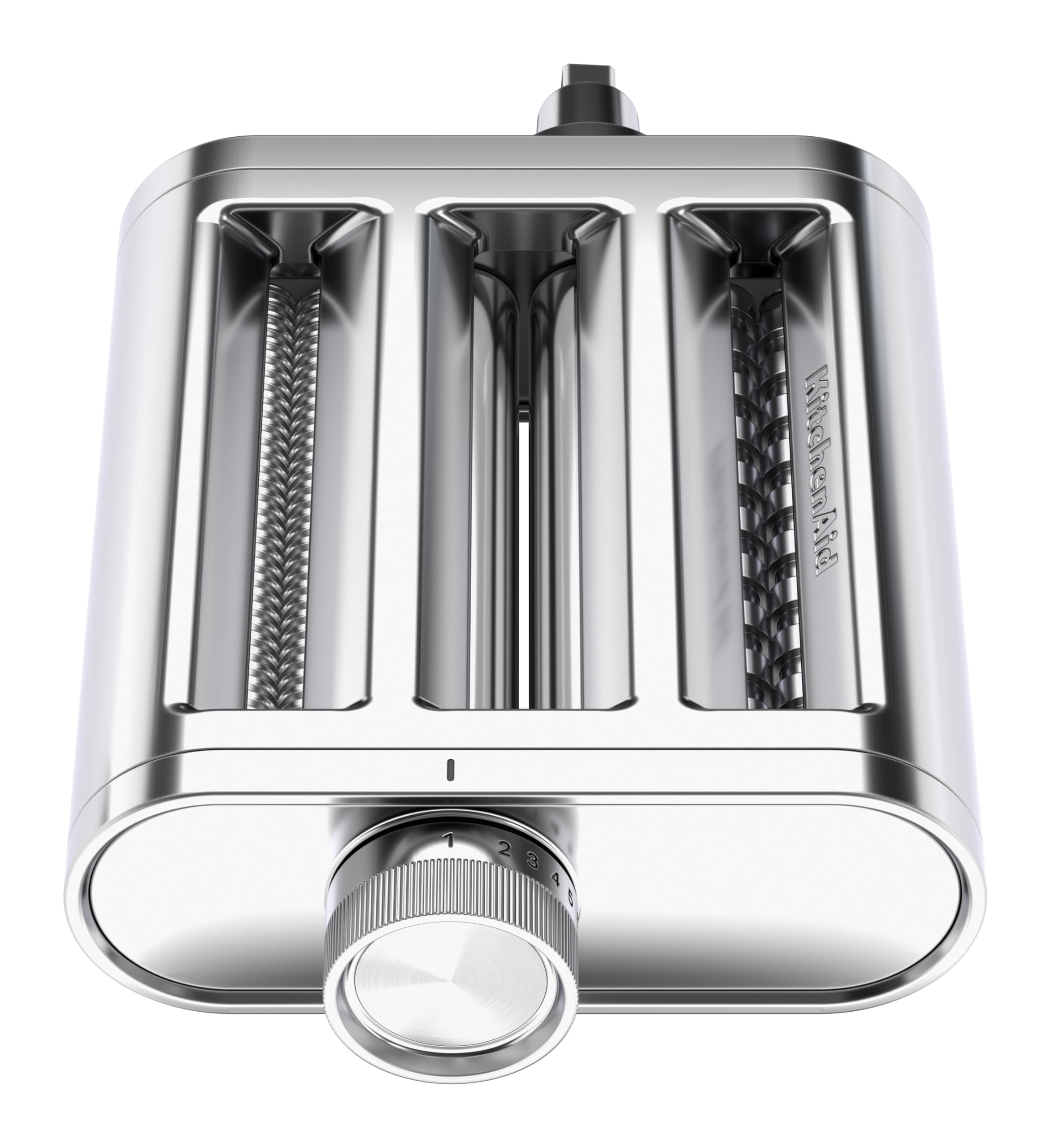 kitchenaid-metall-3-in-1-nudelvorsatz-5ksm3mpa-nudelwalze-spaghettischneider-fet image 1