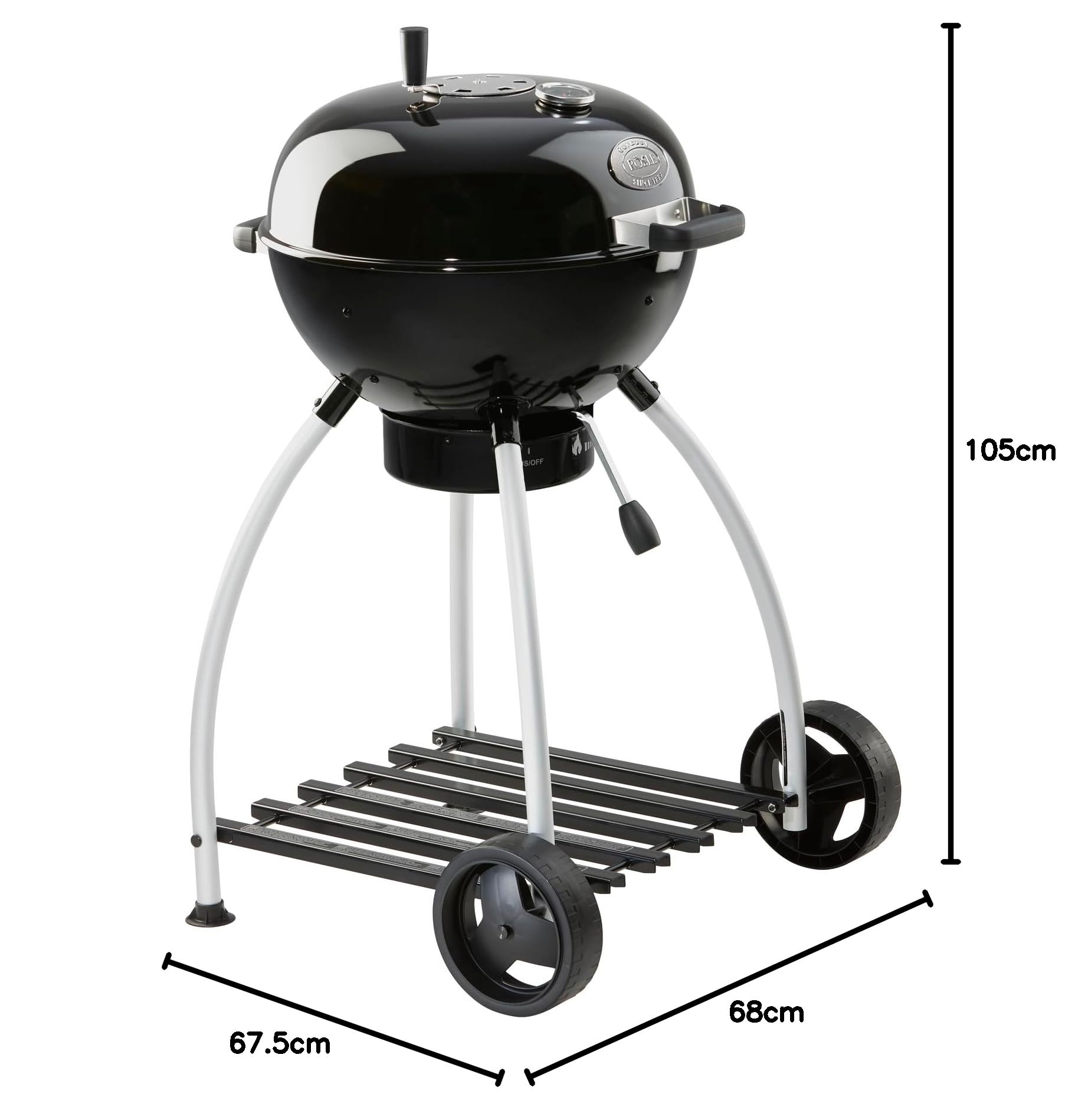 r-sle-holzkohle-kugelgrill-no-1-sport-f50-hochwertiger-kohlegrill-mit-einstellba image 7