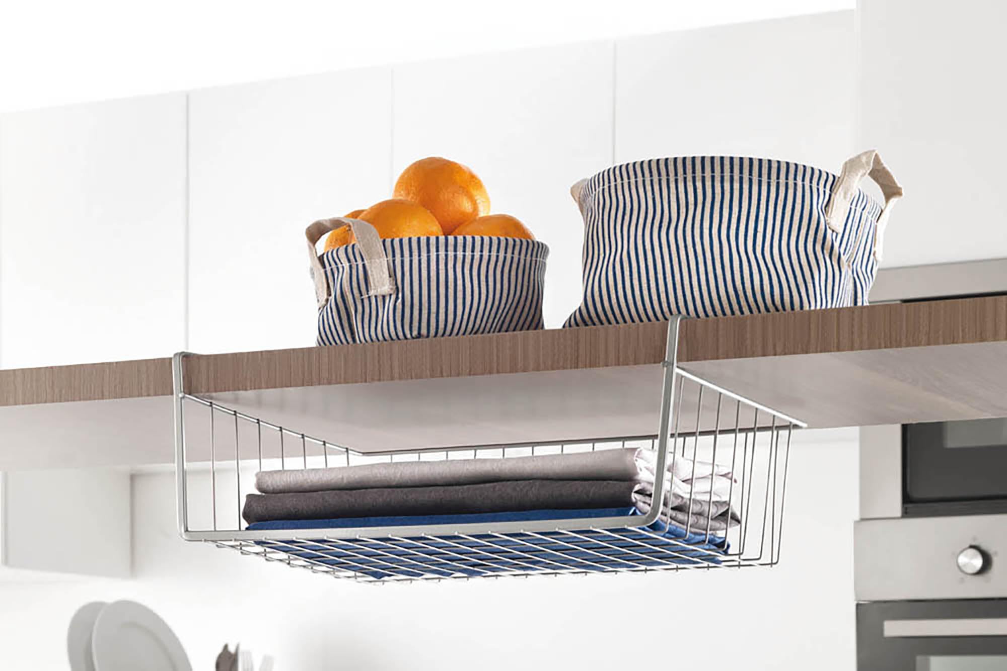 metaltex-kanguro-schrankkorb-40-cm-platzsparender-unter-schrank-korb-mit-polythe image 5