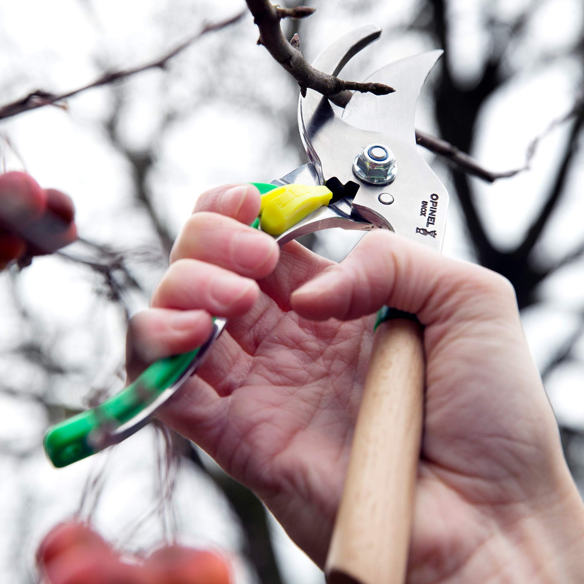 opinel-gartenschere-secateur-3-positionen-edelstahl image 8