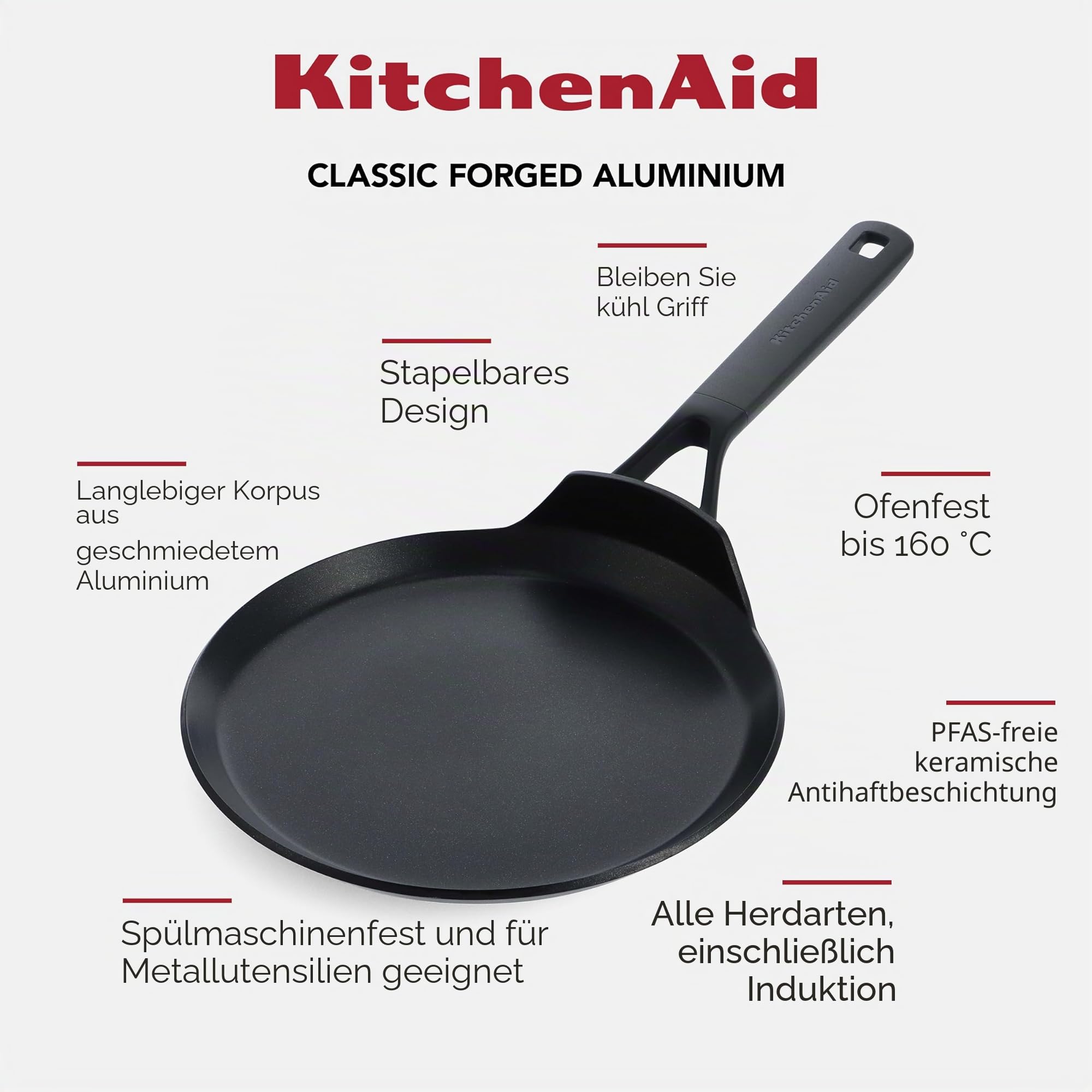kitchenaid-classic-forged-pfannkuchenpfanne-24-cm-pfas-freie-keramik-antihaftbes image 3