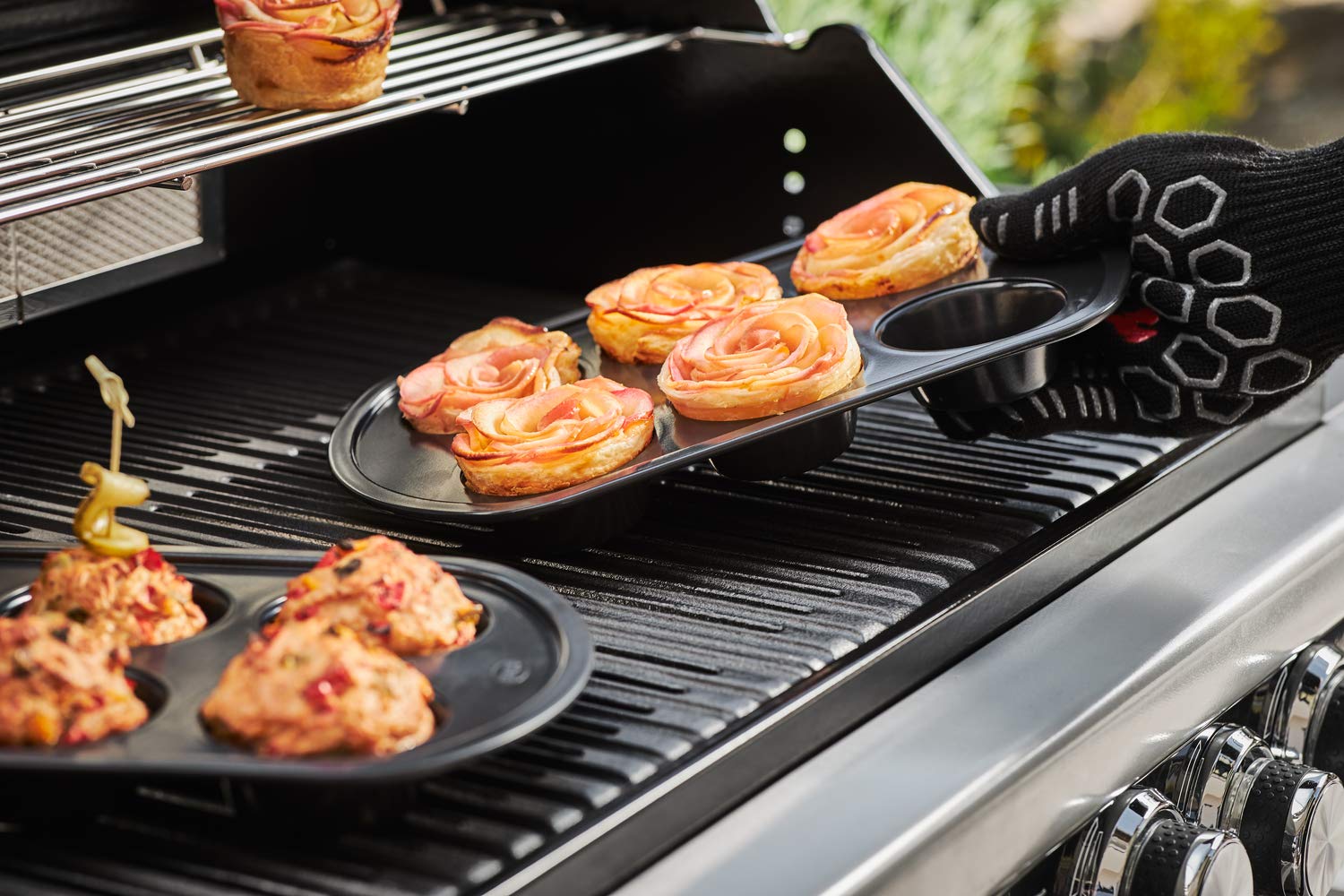 r-sle-barbecue-brat-und-backform-hochwertige-muffinform-f-r-gas-und-kohlegrill-s image 2