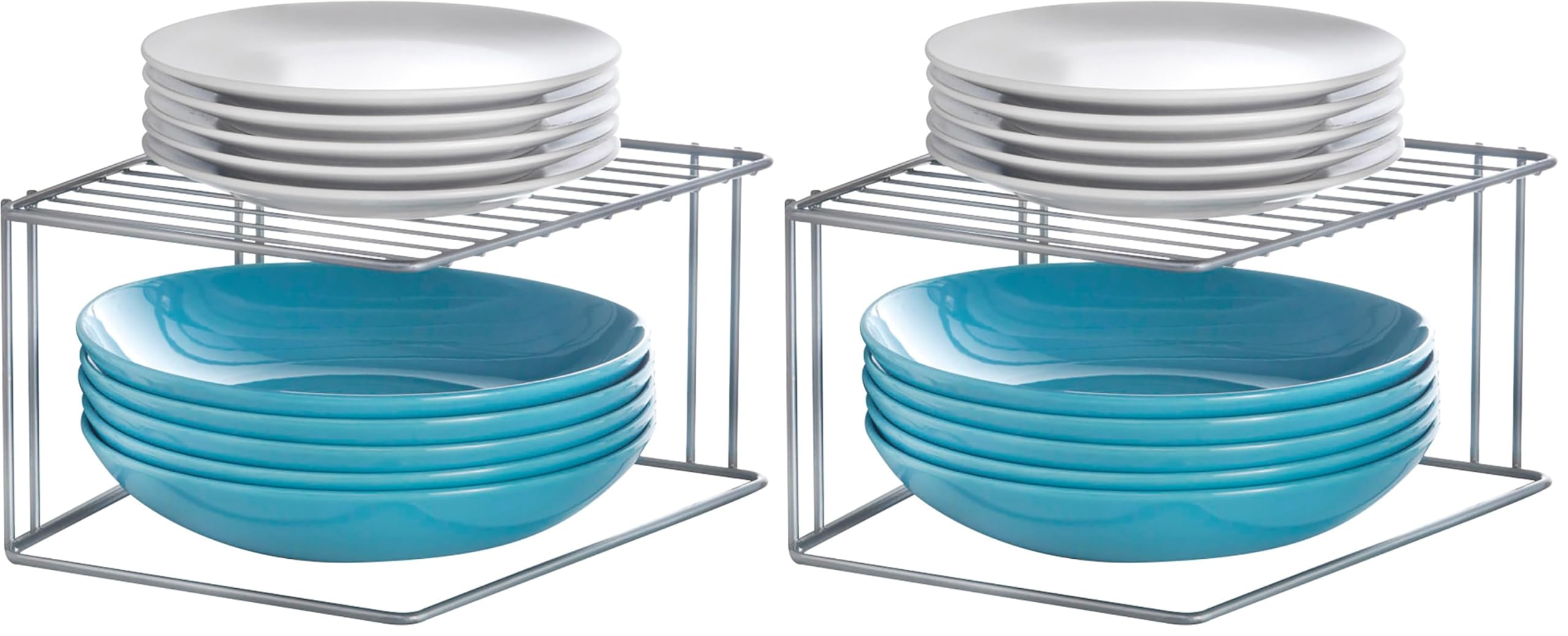 metaltex-boxe-eckschrankeinsatz-1-etage-25x25x15-cm-polytherm-silbermetallic image 8