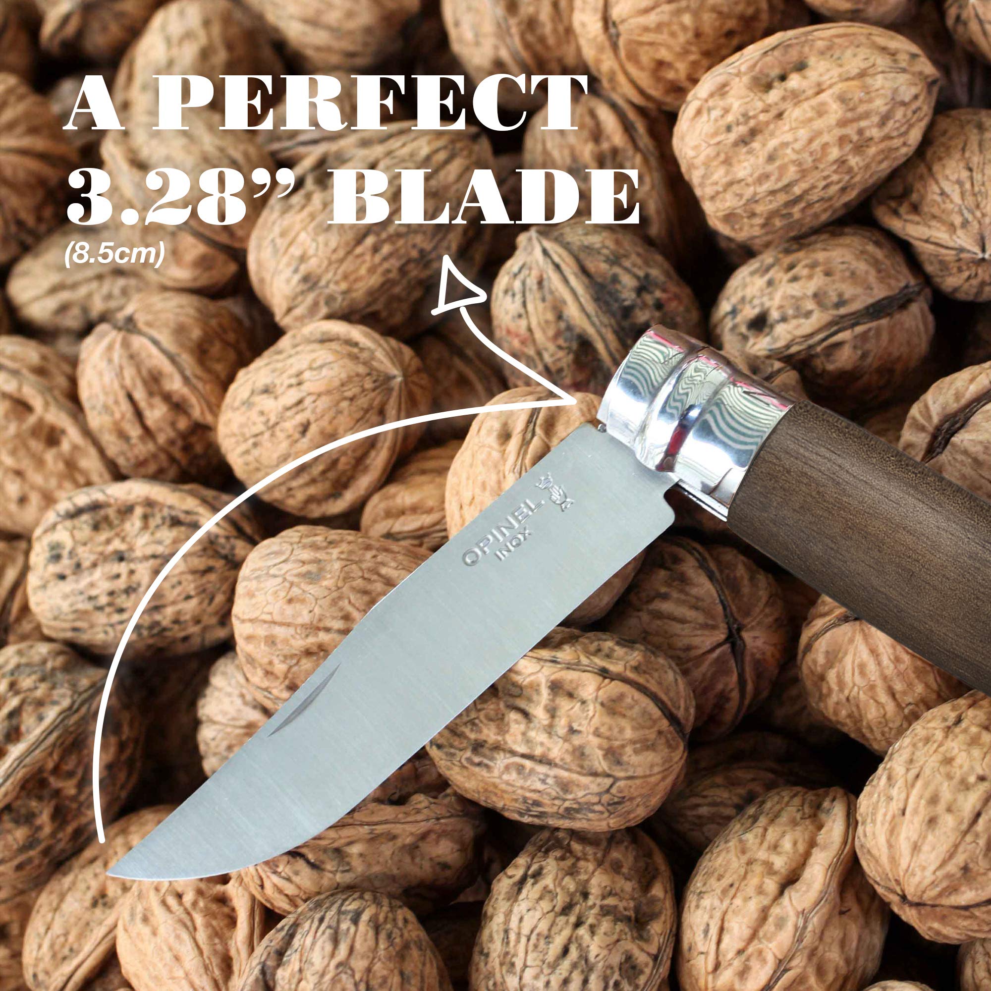 opinel-no-8-outdoor-messer-rostfreier-stahl-olivenholzgriff-natur image 6