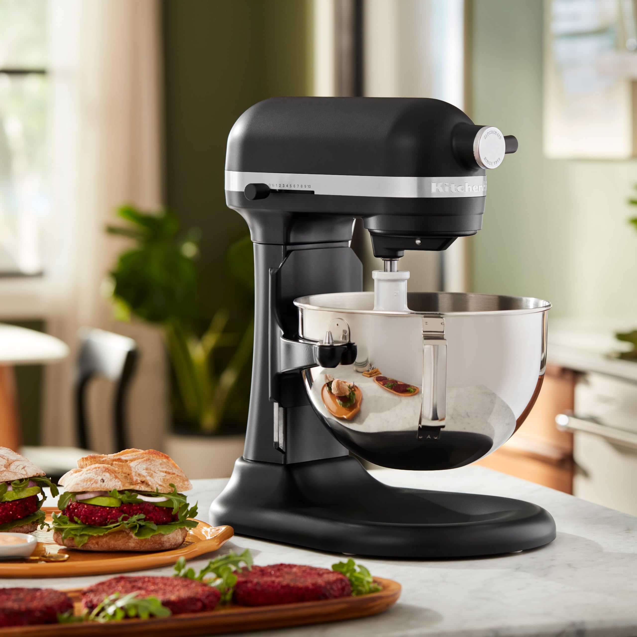 kitchenaid-heavy-duty-k-chenmaschine-mit-sch-sselheber-5-2l-matt-schwarz-5ksm55s image 2