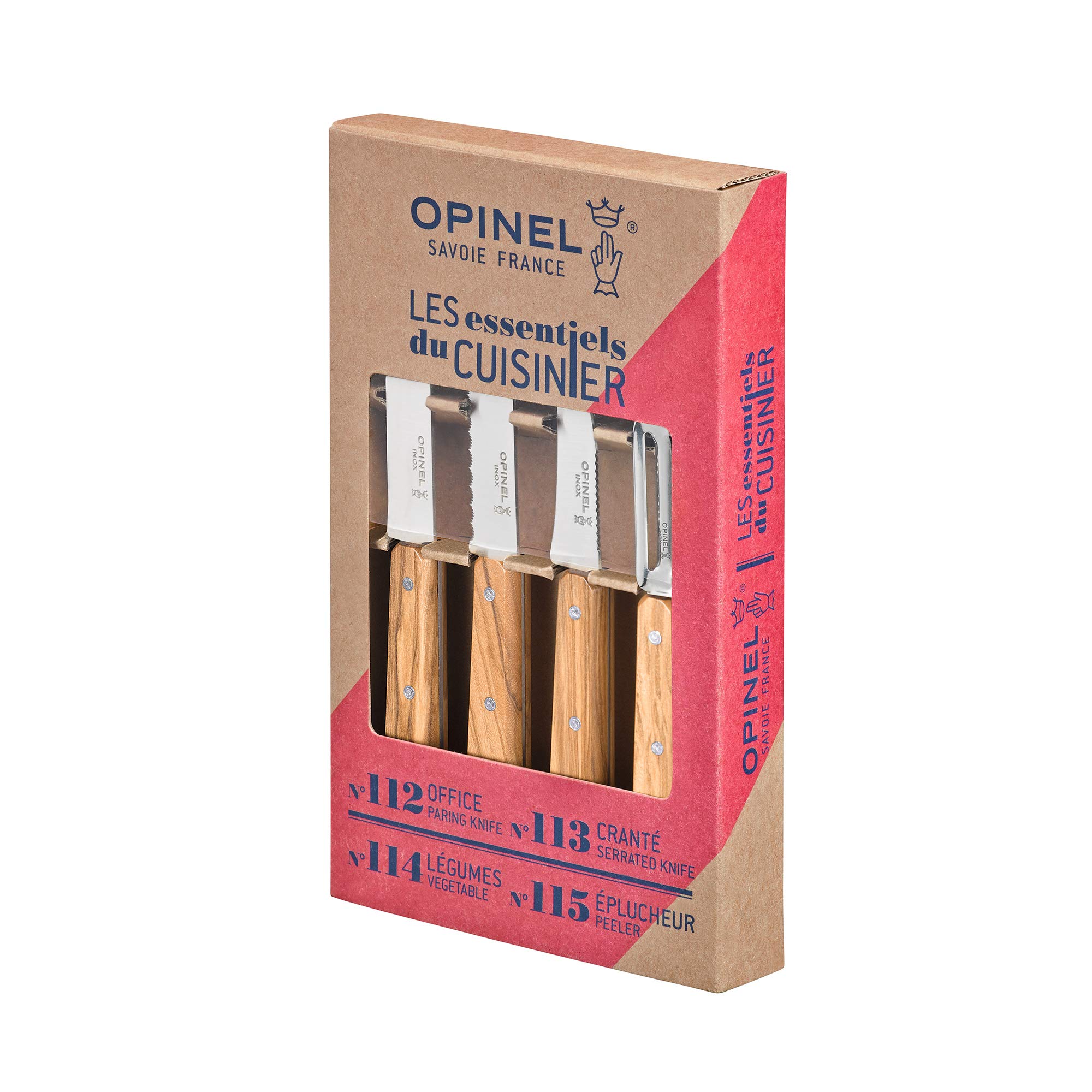 opinel-essentials-k-chenmesser-set-4-teilig-mit-olivenholzgriffen-rostfreier-san image 4