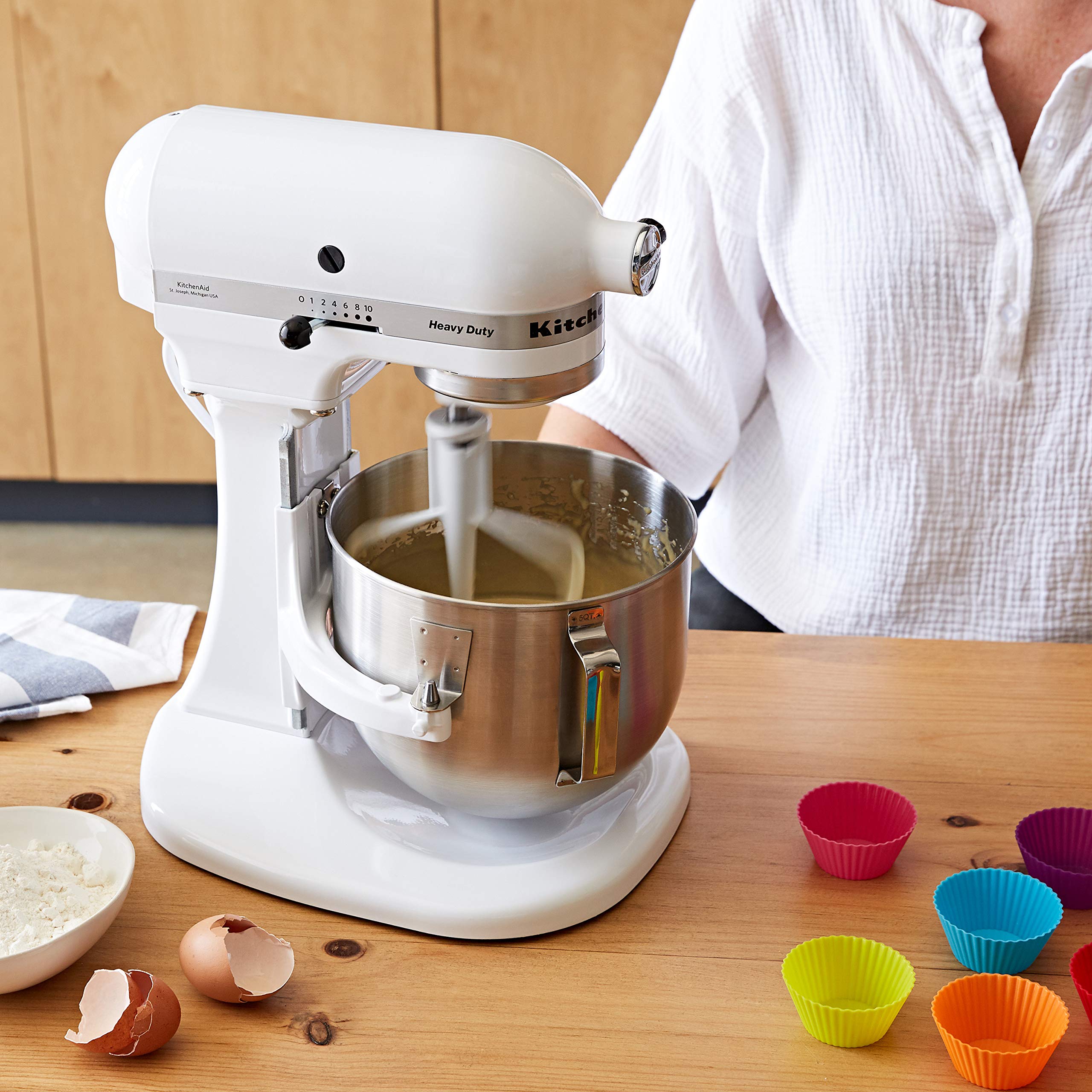 kitchenaid-heavy-duty-5kpm5ewh-k-chenmaschine-mit-sch-sselheber-4-8-l-edelstahls image 4