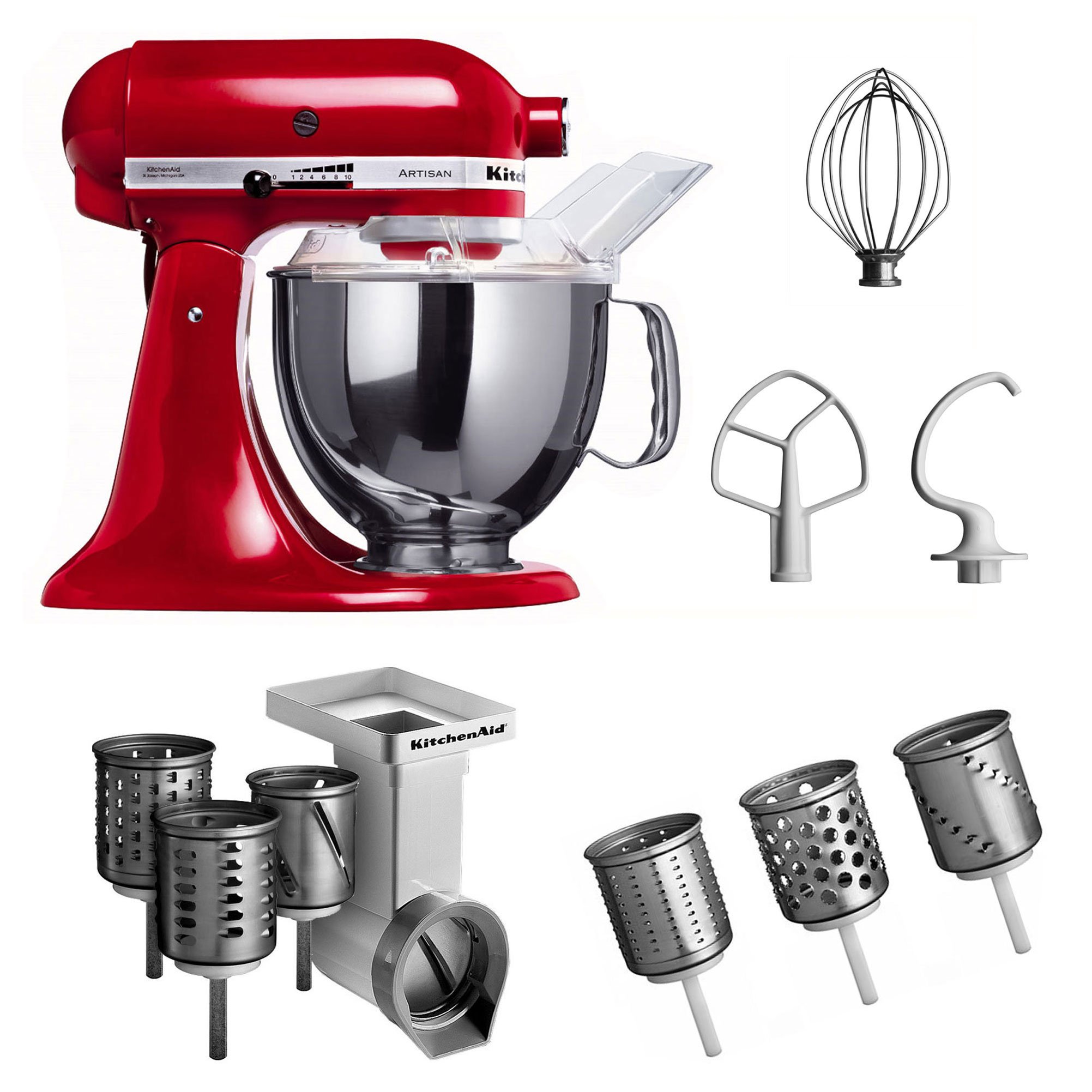 kitchenaid-artisan-5ksm150pseer-k-chenmaschine-rot image 6