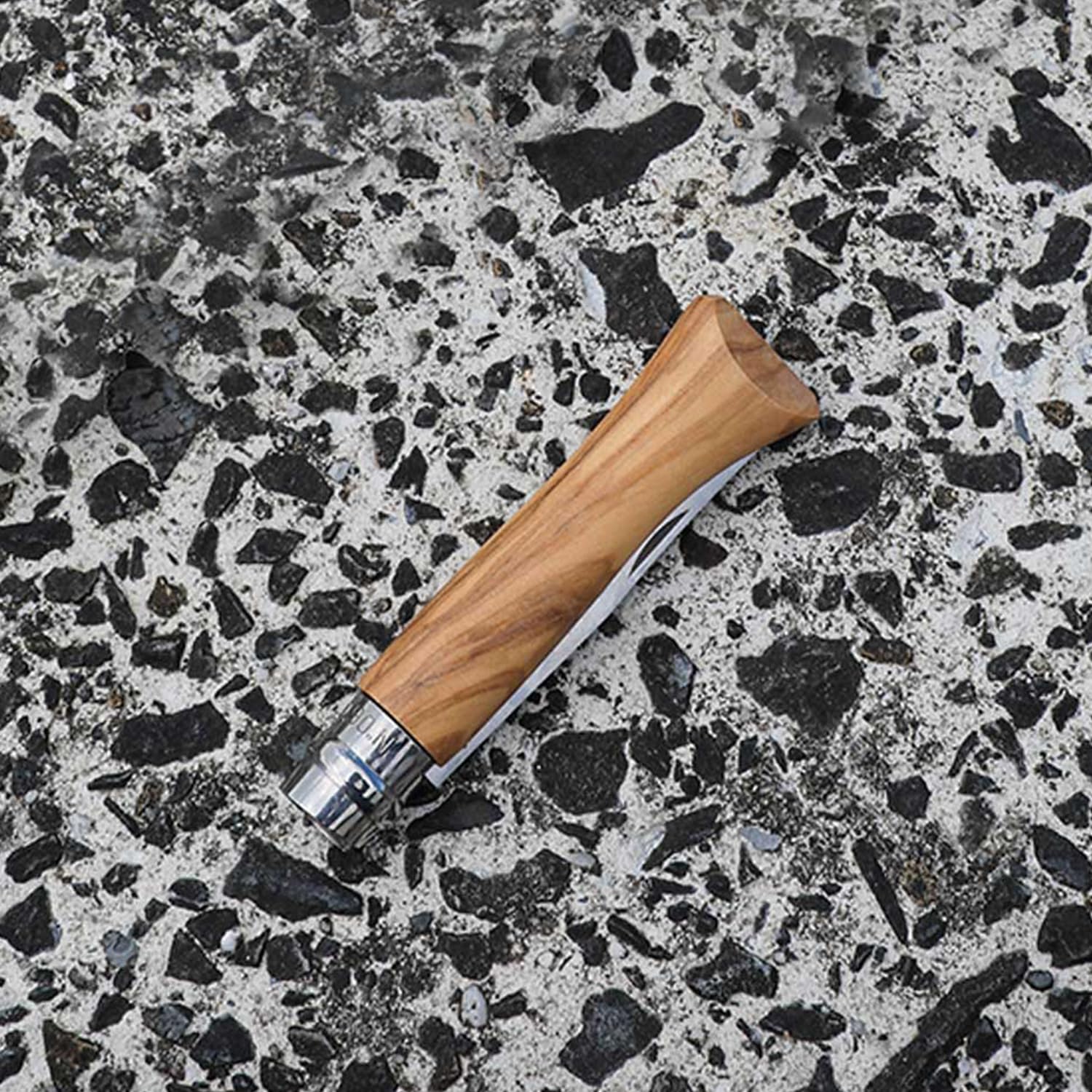 opinel-no-6-taschenmesser-olive-wood-rostfreier-stahl-outdoor-messer image 8