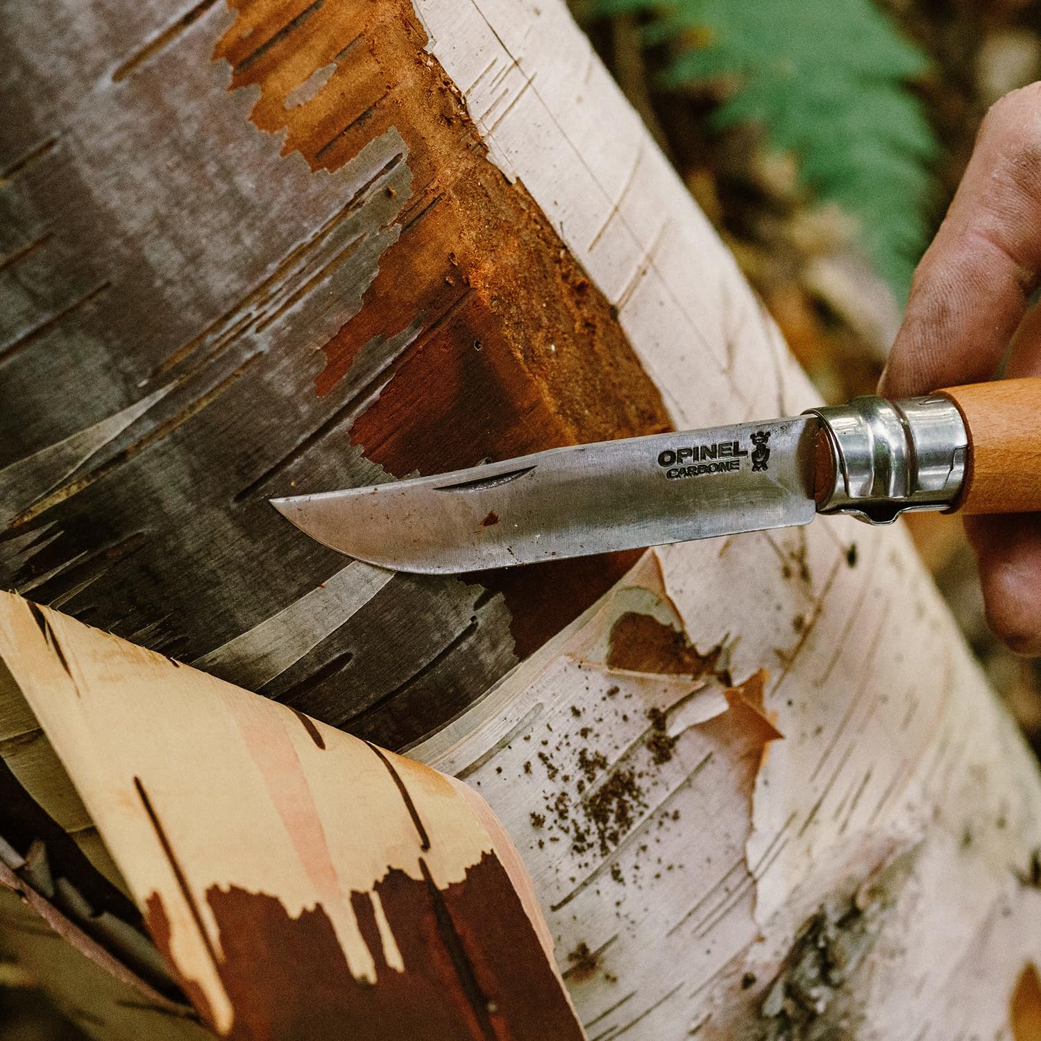 opinel-taschenmesser-nr-06-carbon-buchenholzgriff-virobloc-sicherung-karbonstahl image 5