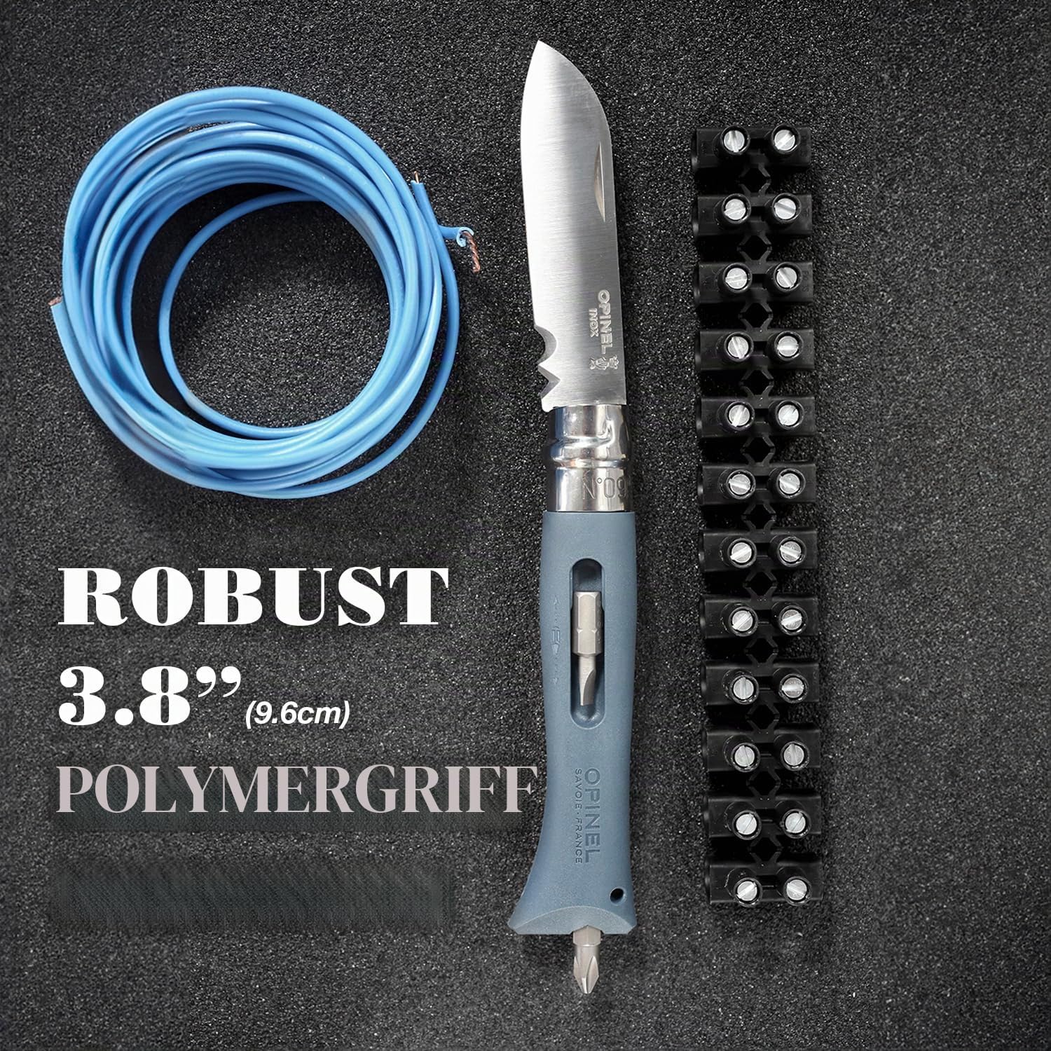 opinel-no-09-diy-taschenmesser-mit-modifiziertem-sandvik-stahl-12c27-abisolierer image 8