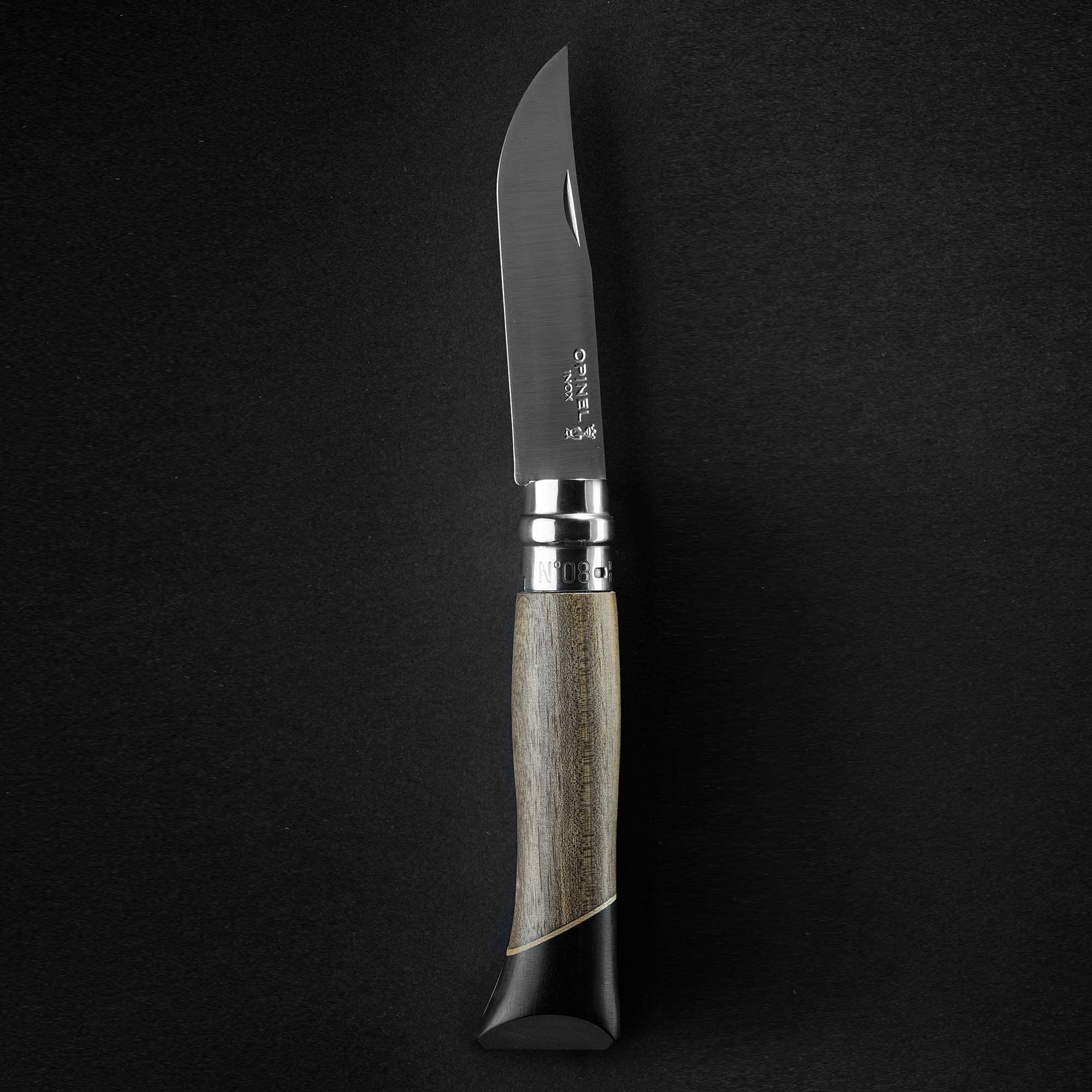 opinel-n-08-colleccion-taller-braun-sammlerst-ck-mit-holzgriff image 4