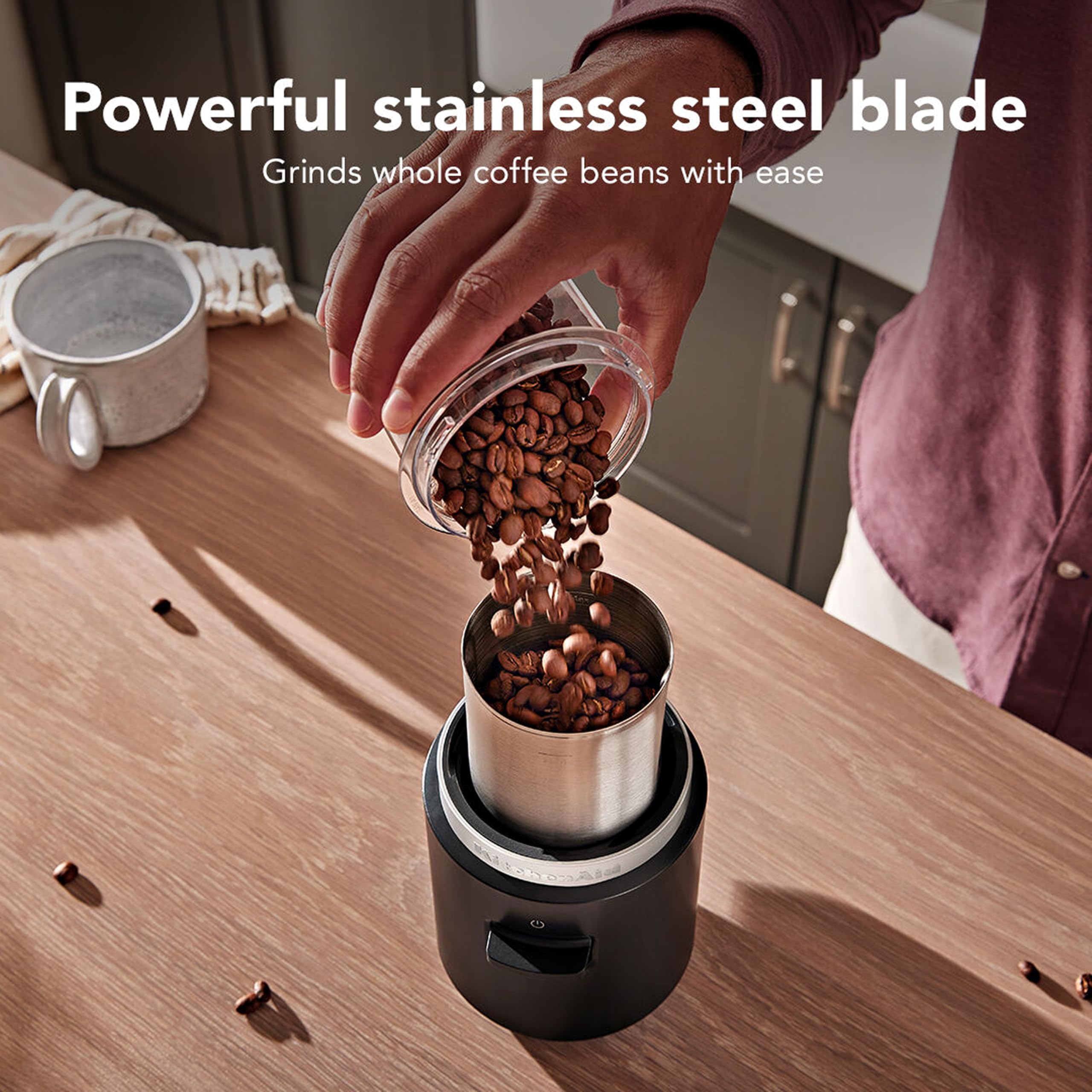 kitchenaid-go-kabellose-kaffeem-hle-schwarz-113g-bohnenbeh-lter-ohne-akku image 4
