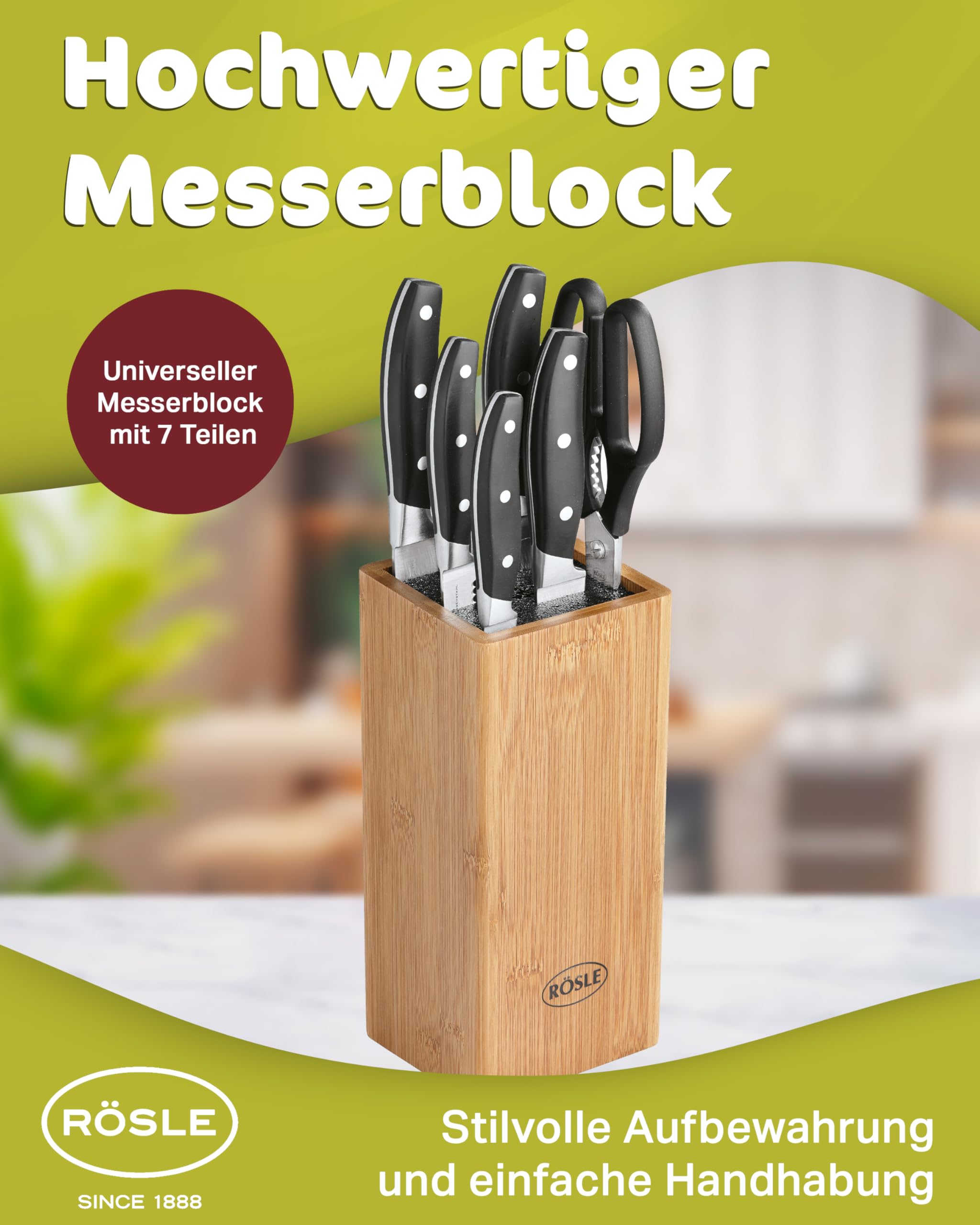 r-sle-cuisine-messerblock-7-tlg-mit-bambusblock-5-messer-schere image 2