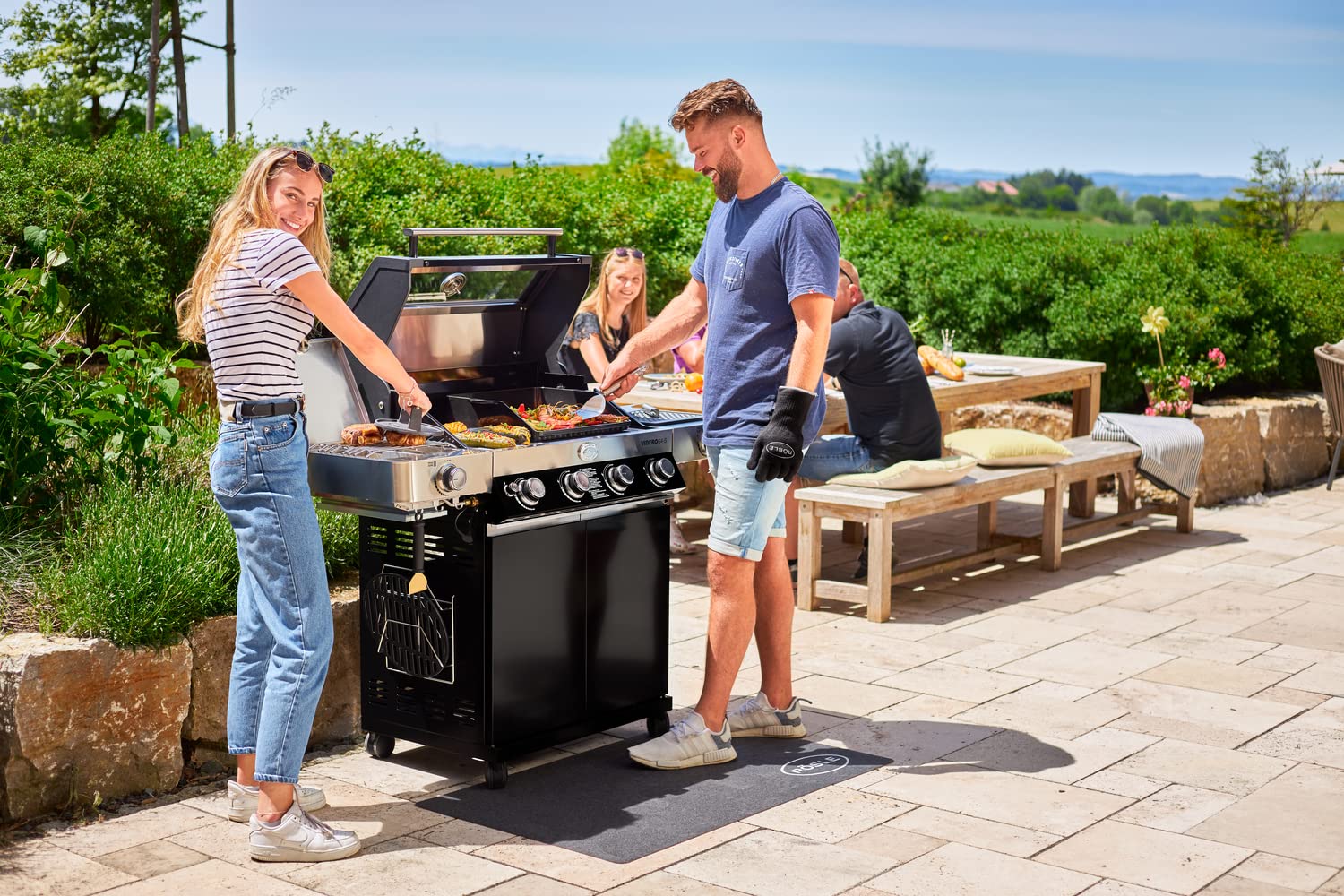 r-sle-barbecue-gewicht-1-kg-gusseisen-mit-holzgriff-f-r-perfekte-steaks-und-burg image 5