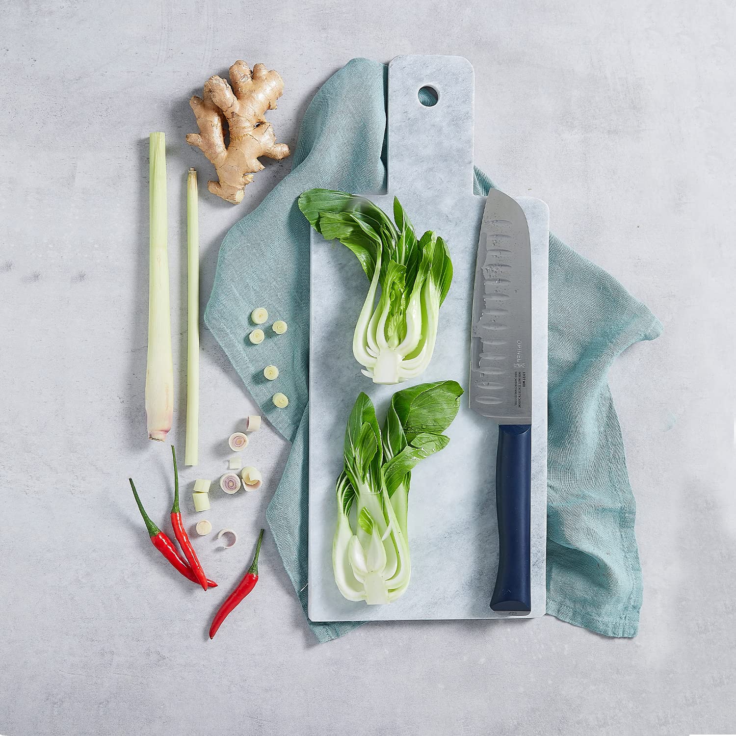 opinel-intempora-ii-santoku-17-cm-klinge-pom-griff-rostfrei image 5