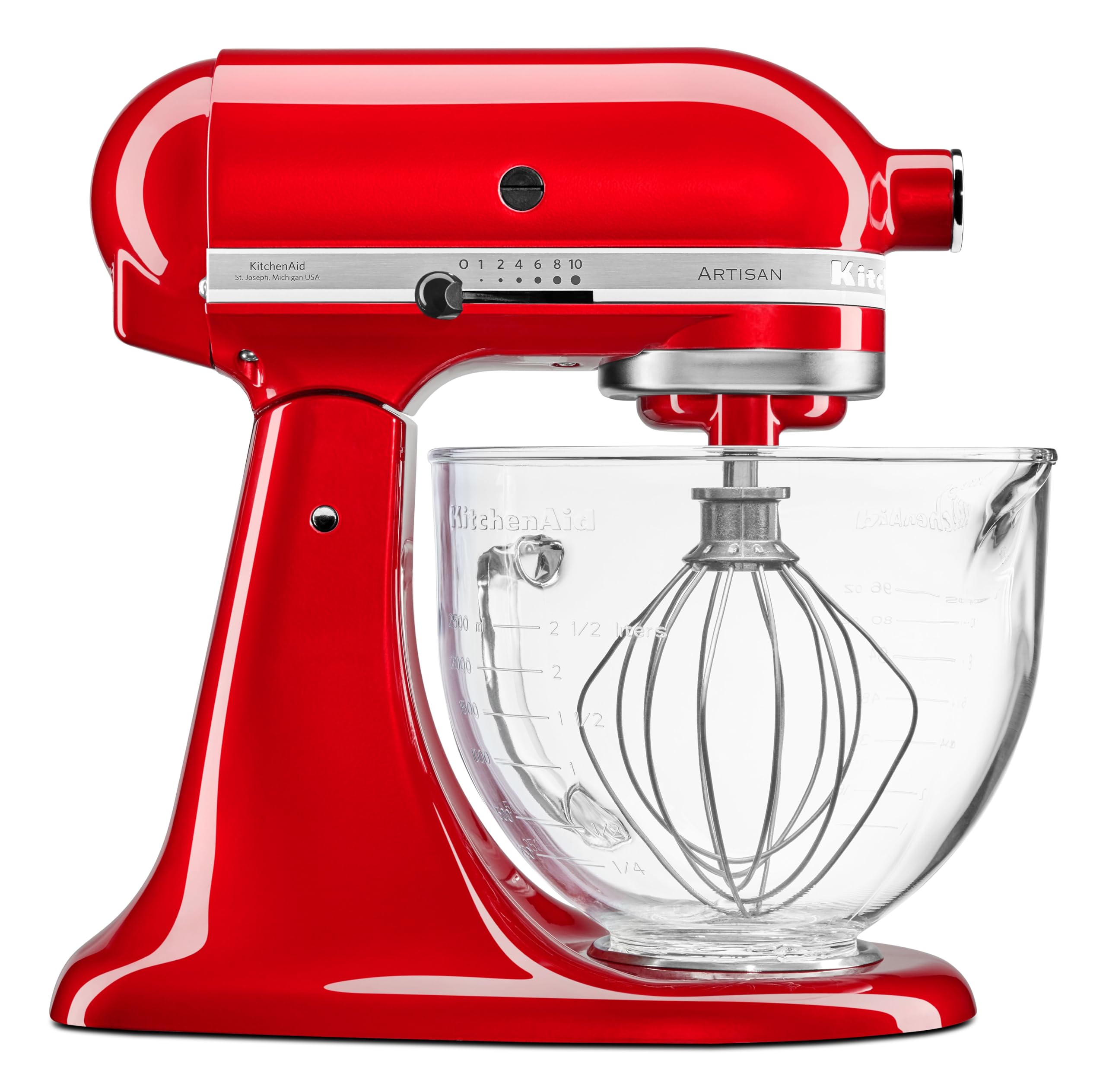 kitchenaid-4-7l-glas-r-hrsch-ssel-mit-ausguss-griff-silikondeckel image 4