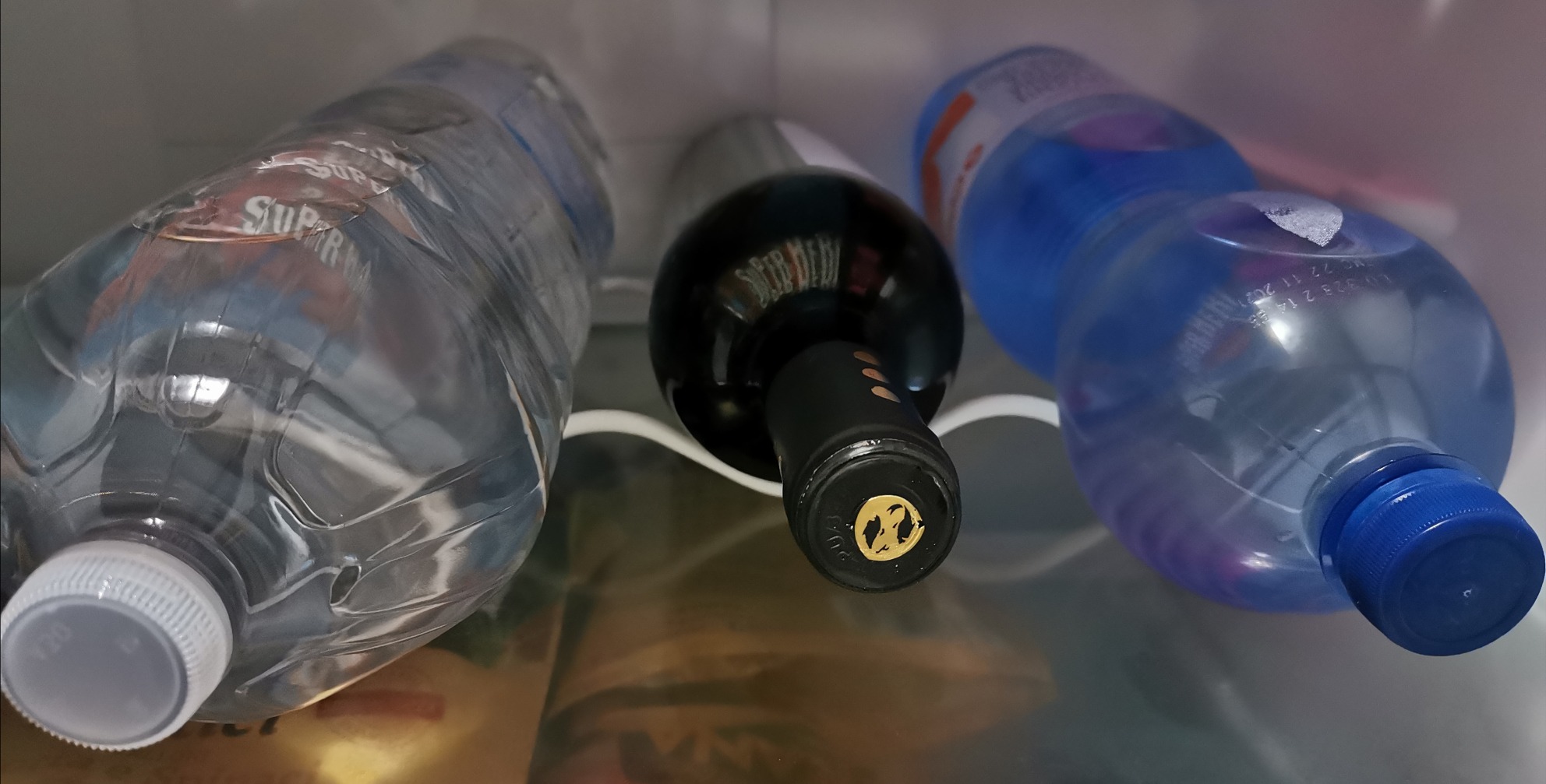 Gut, aber nur für dünne Flaschen