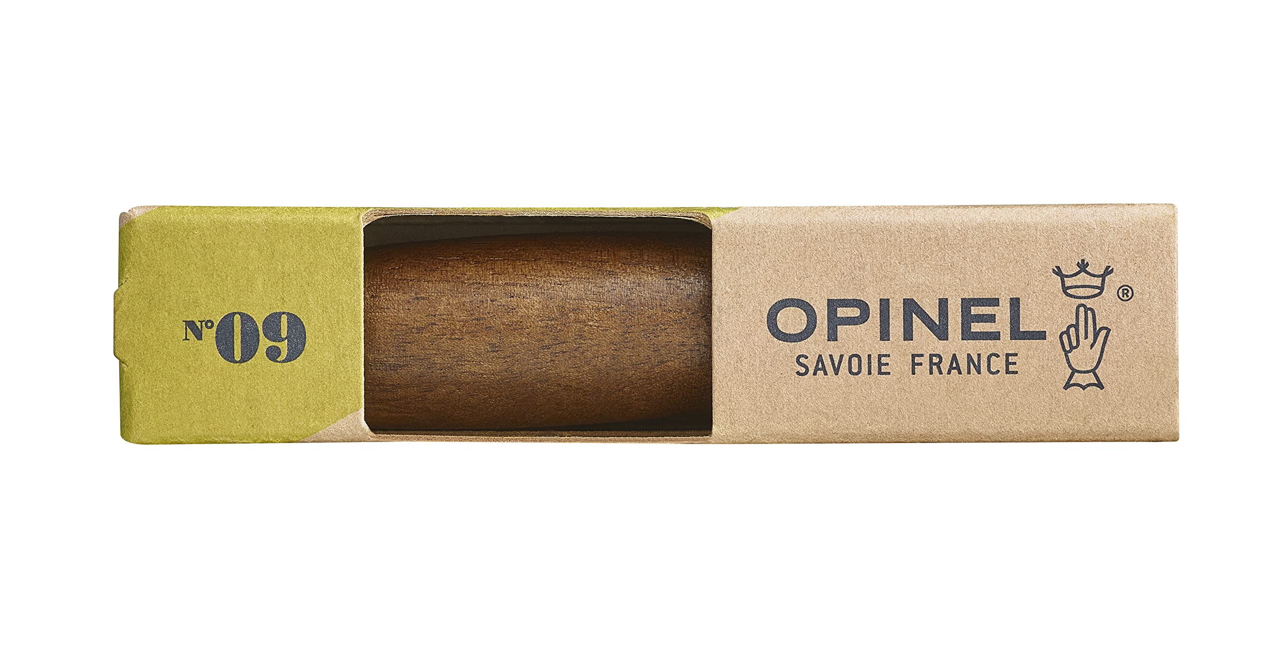 opinel-no-09-taschenmesser-mit-walnussholzgriff-und-rostfreier-12c27-klinge image 4