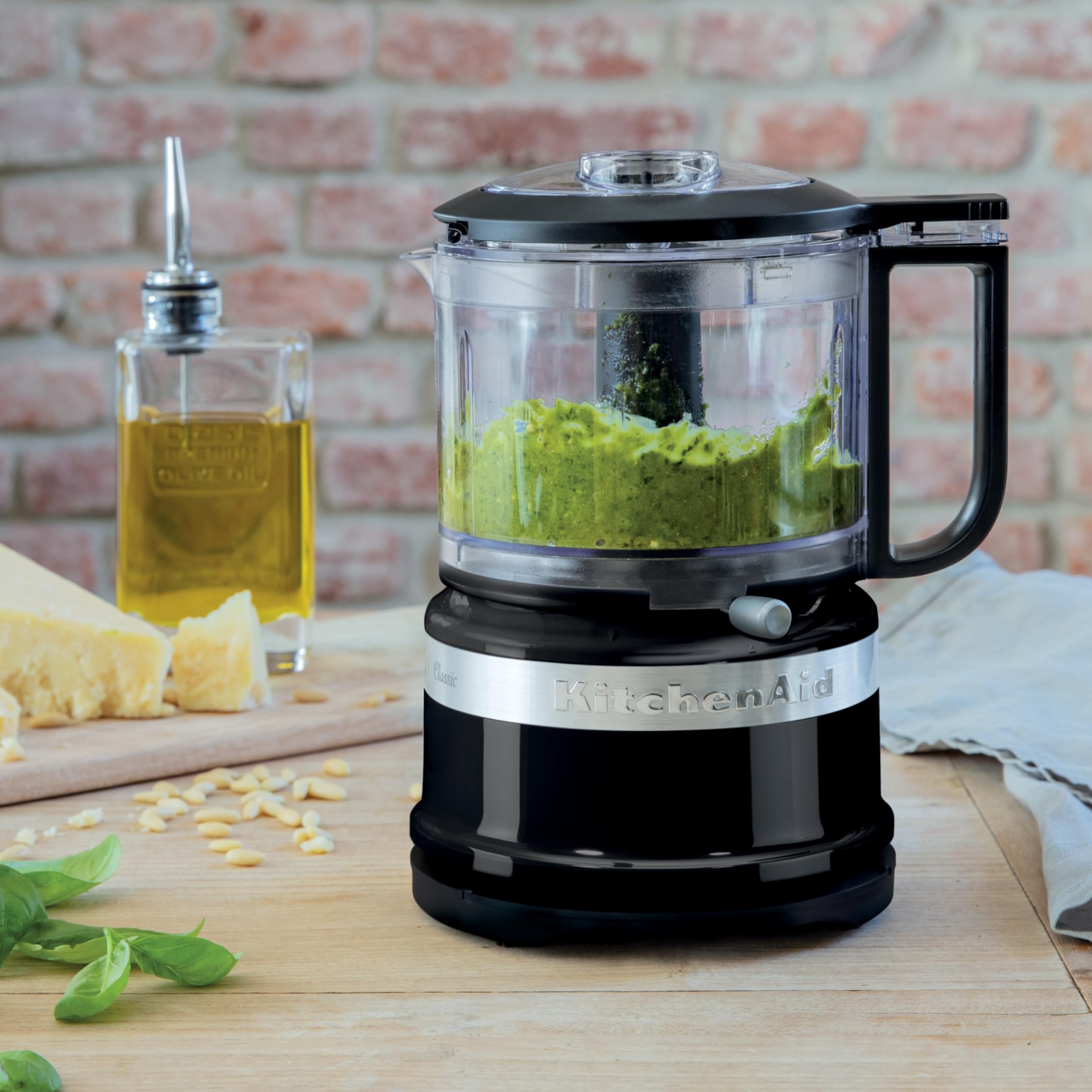 kitchenaid-mini-food-processor-5kfc3516eob-onyx-schwarz-830-ml-2-geschwindigkeit image 2