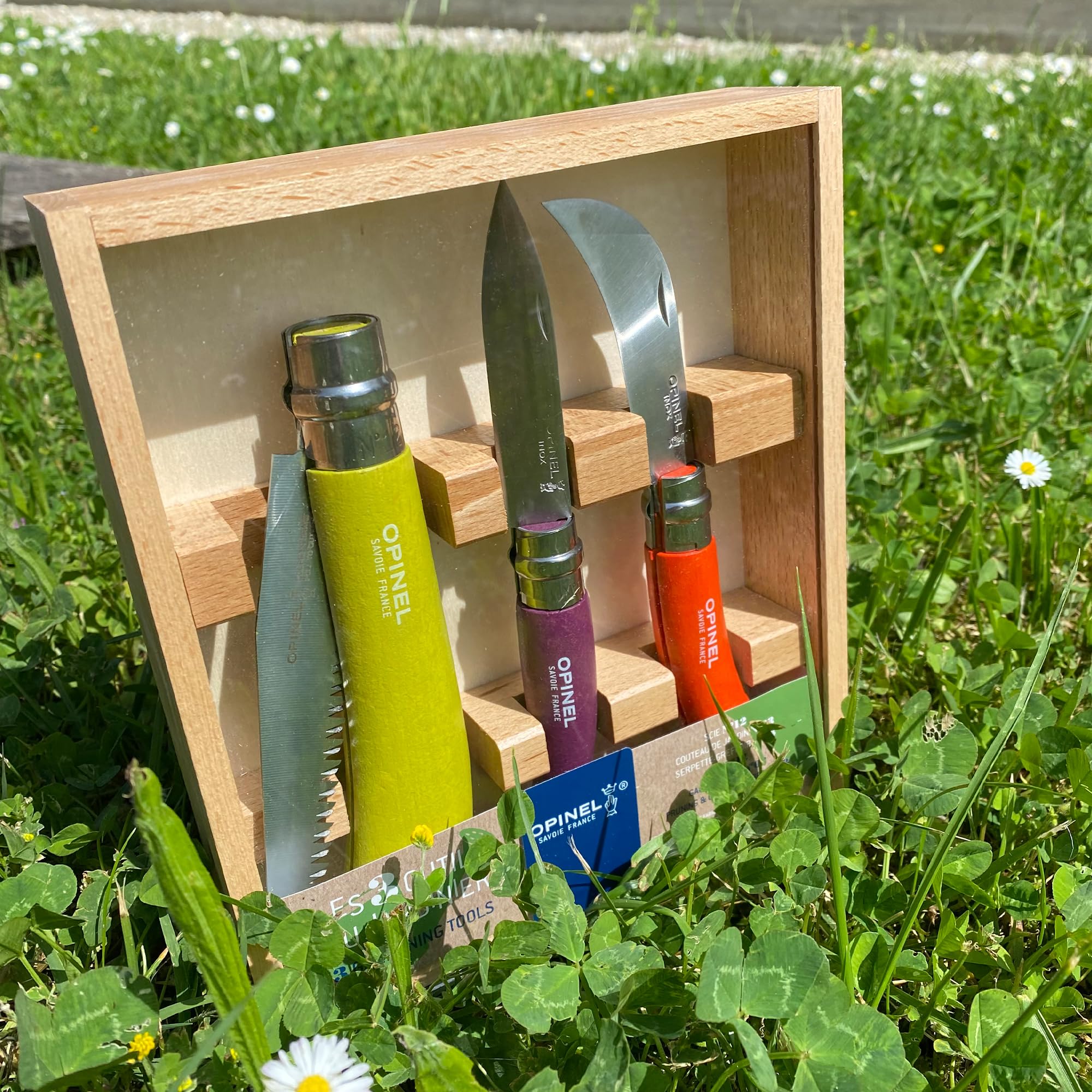 opinel-g-rtnermesser-set-satz-grau-mit-3-messern-f-r-gartenarbeit image 4