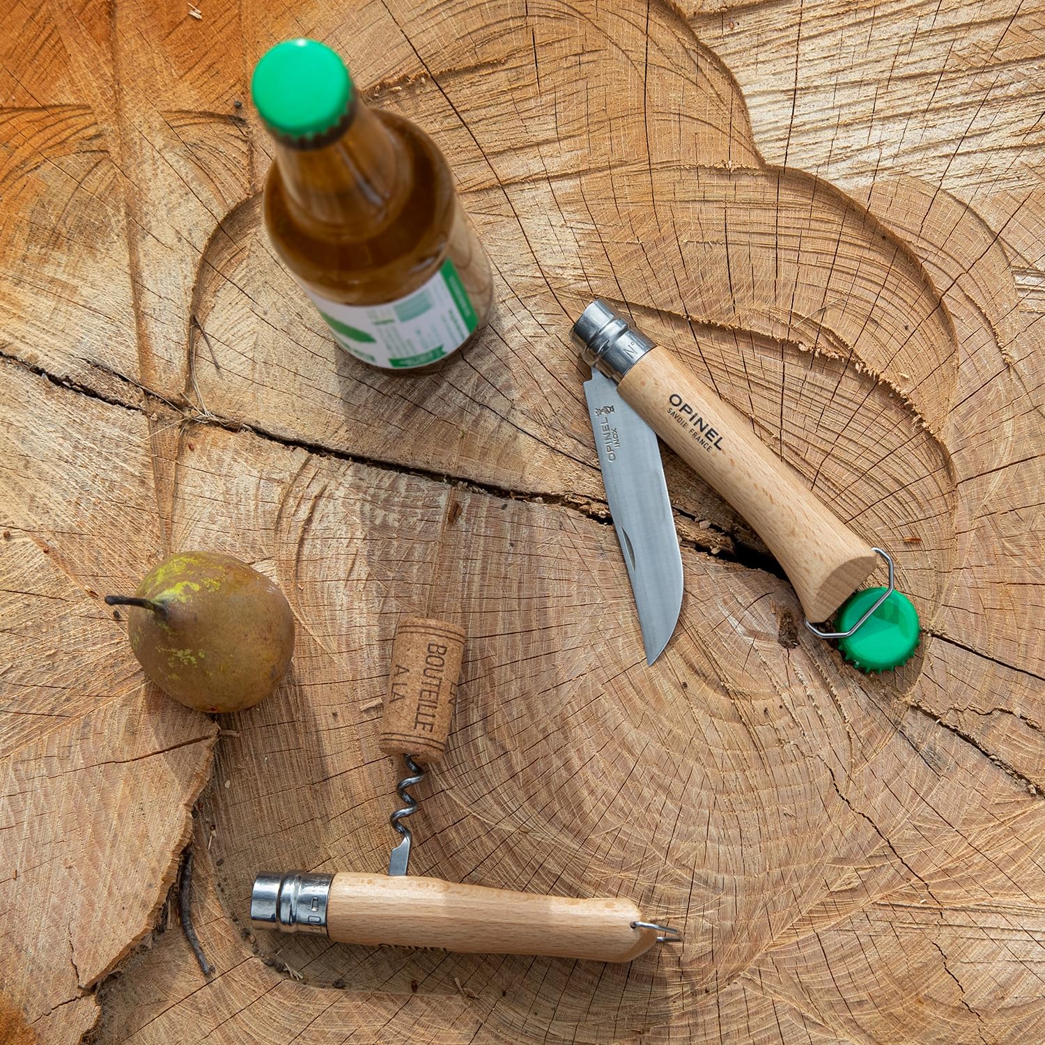 opinel-taschenmesser-no-10-mit-korkenzieher-und-kapselheber-rostfreier-stahl-buc image 7
