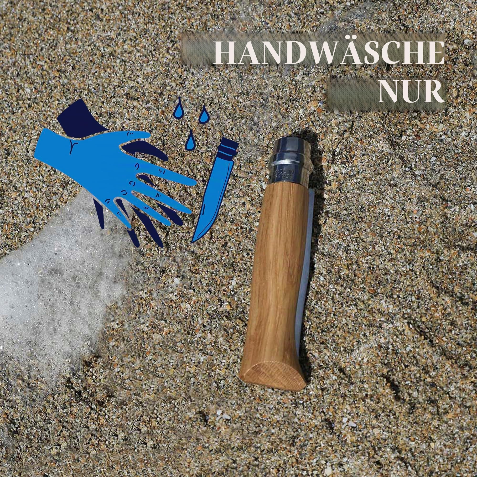 opinel-taschenmesser-no-08-mit-sandvik-stahl-klinge-brauner-buchenholzgriff-gr-e image 6